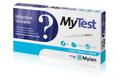 Image MY TEST INFECTION URINAIRE 3 KITS